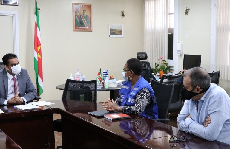 Discussions were held on the activities of PAHO financed by the Government of Canada in support of the National COVID-19 Response