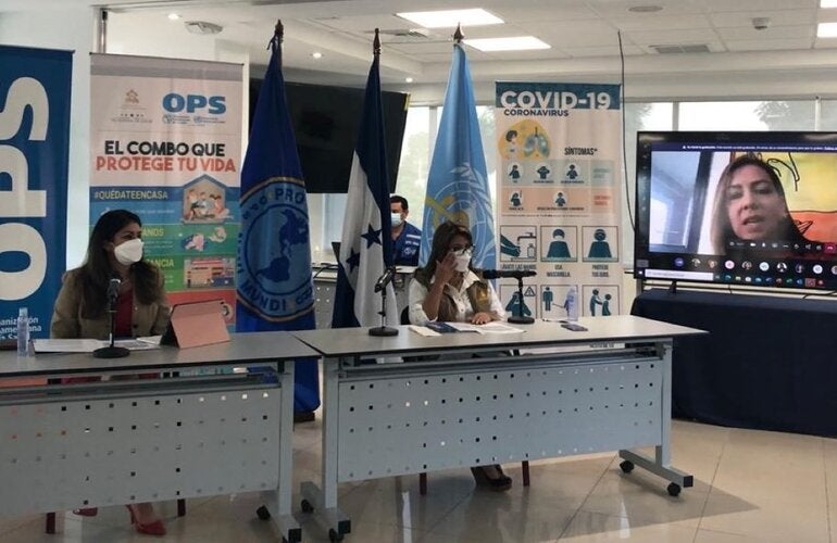 Firma convenio SESLA y BCIE HND