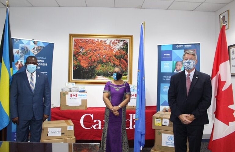 Canada supports PAHO Bahamas' fight against COVID 19