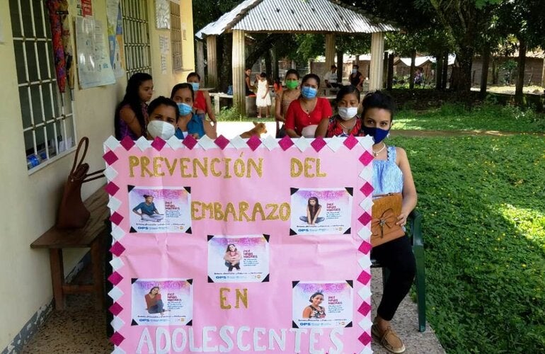 Grupo  de mujeres hnd