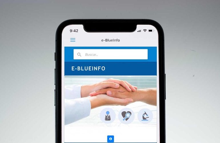 e-BlueInfo Health app