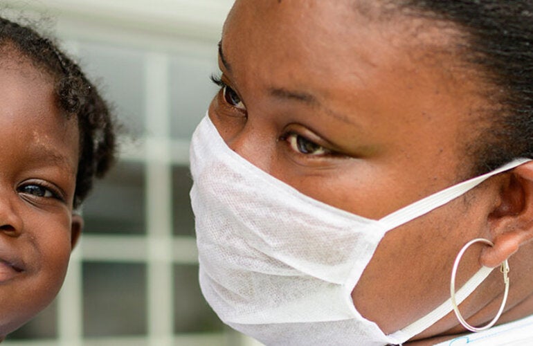 Baby girl and a women