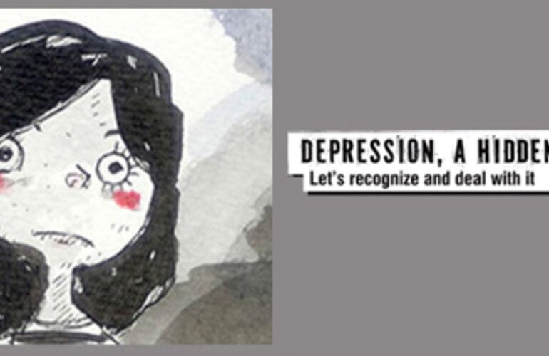 graphic on depression the hidden burden
