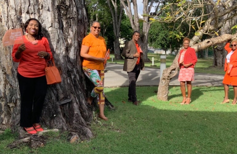 ECC staff support VAW