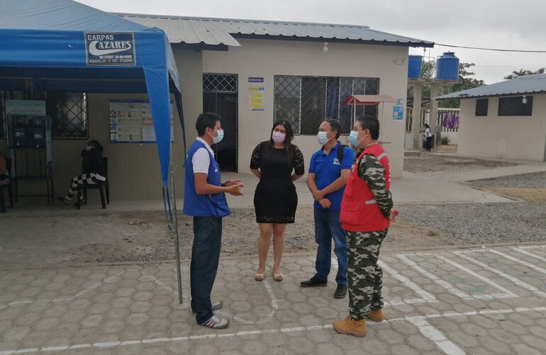 OPS/OMS contribuye a la respuesta del Estado en materia de movilidad humana en el Ecuador