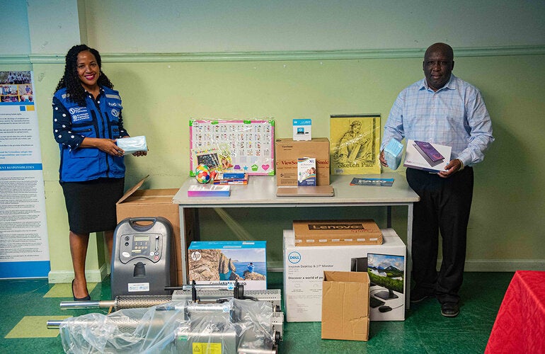 PAHO Donation to St Vincent