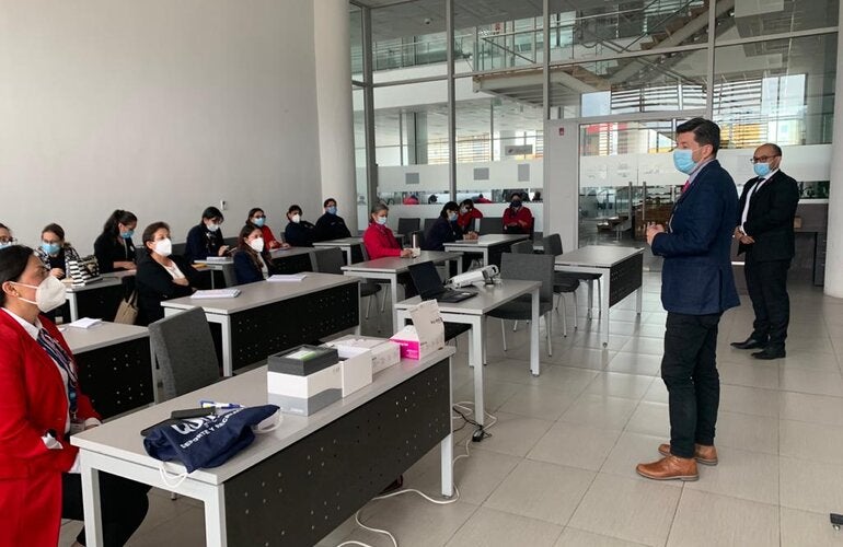 Misión técnica en el plan de implementación del diagnóstico de COVID-19 mediante detección de antígenos en Ecuador