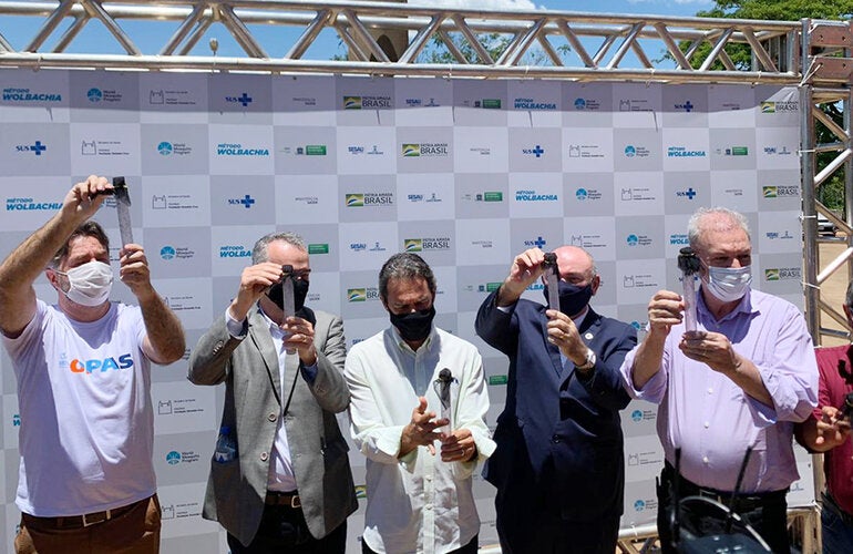 Soltura de mosquitos com Wolbachia em Campo Grande