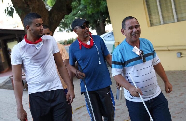 Personas con limitaciones visuales