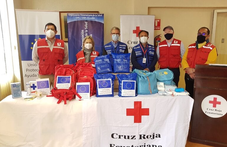 520 kits para atender a población en frontera sur del Ecuador 