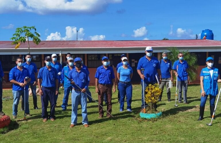 Funcionarios de Salud participantes en el taller
