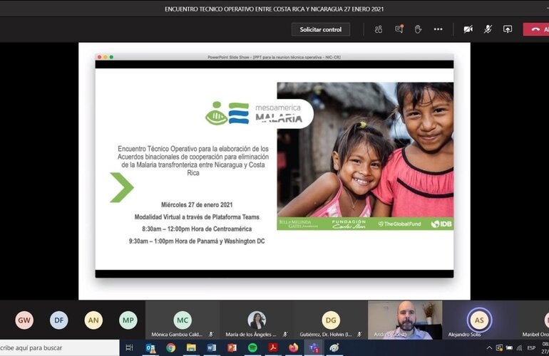 Acuerdos binacionales malaria