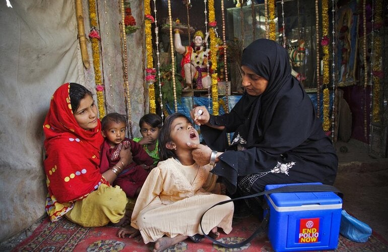 End of polio now