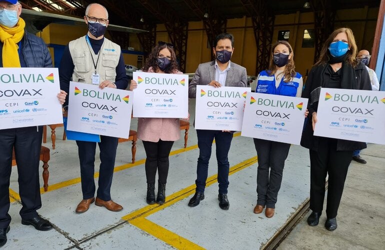 COVAX 1era Bolivia