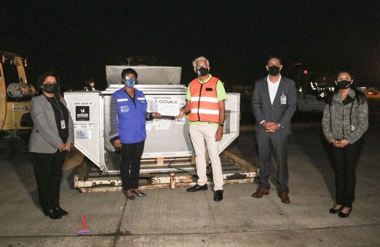 Arrival of COVID-19 vaccine through COVAX mechanism