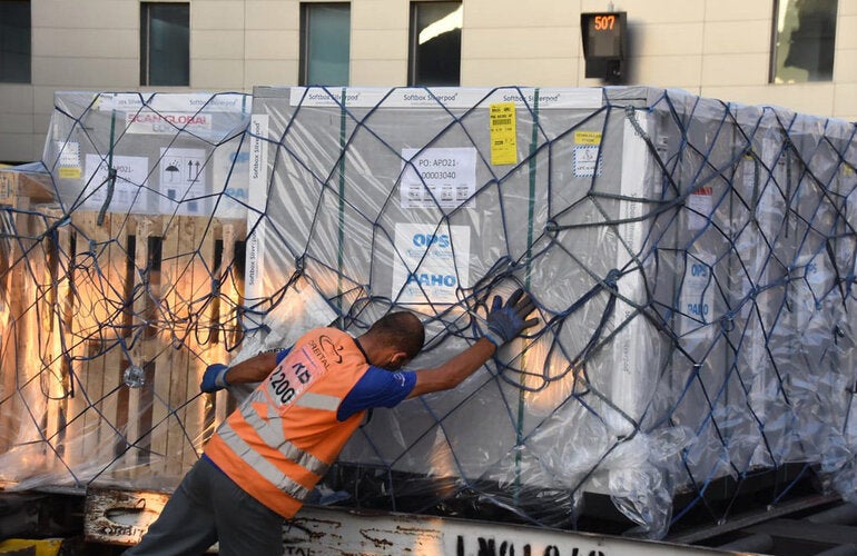 Arrival COVAX vaccines