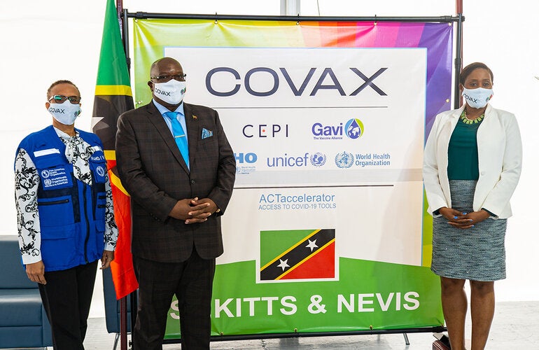 ECC COVAX Vaccines arrival