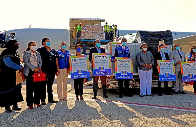 Arrival of 2nd batch of vaccines in BRB