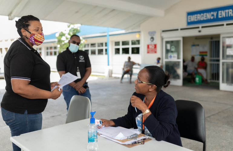 Health workers in Trinidad and Tobago