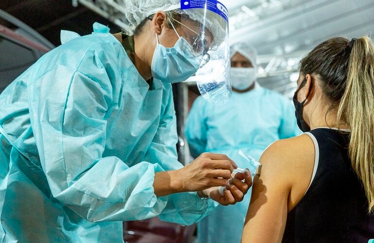 Vacinação com vacinas do COVAX