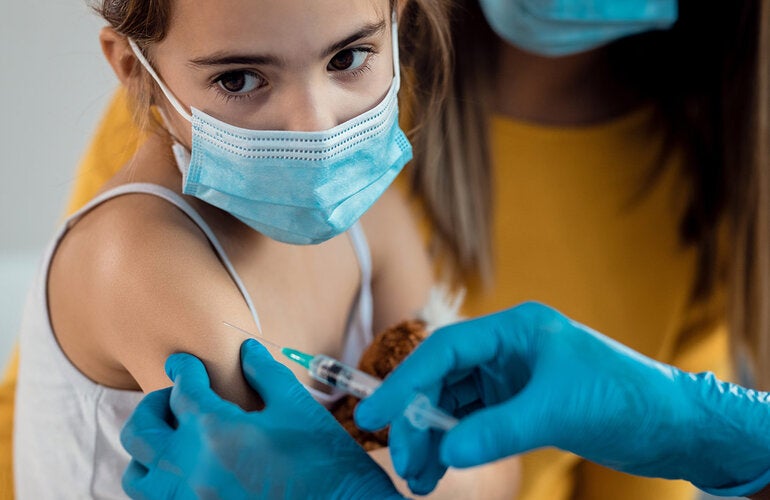 Vacunación ninos contra la COVID-19