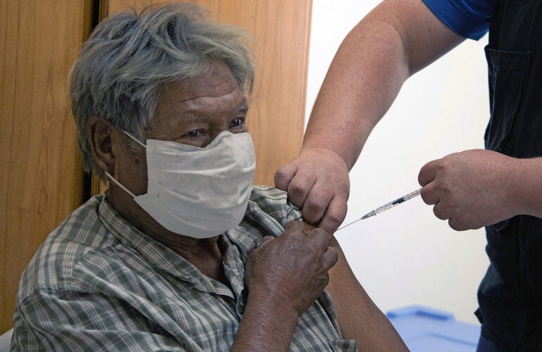 Vaccination of indigenous communities in Paraguay