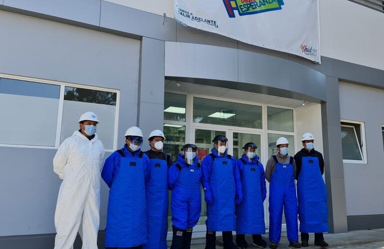 Personal cadena de frío