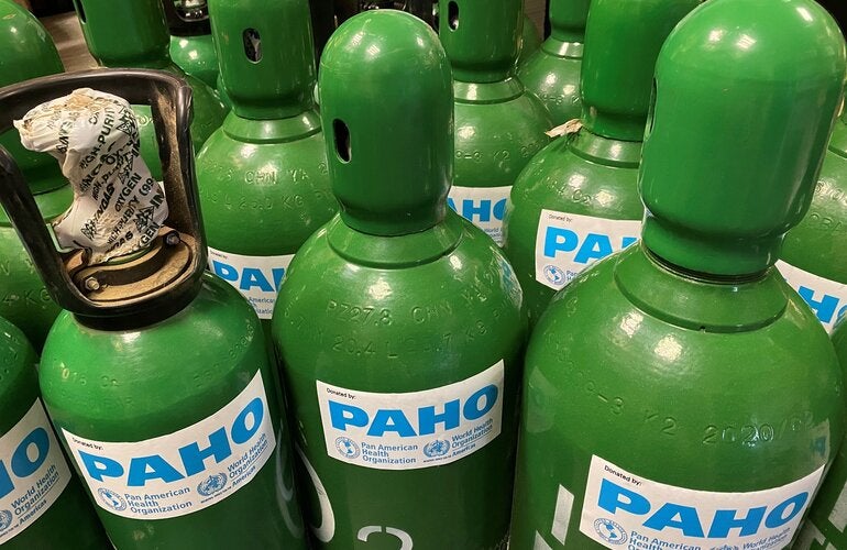 oxygen tanks Suriname