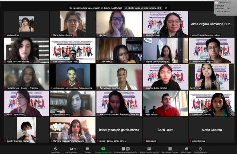 Encuentro de adolescentes