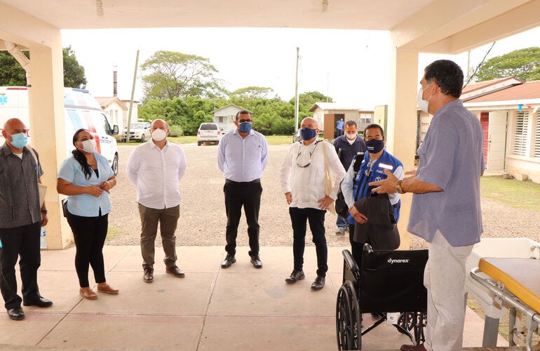 Corozal Community Hospital site visit 