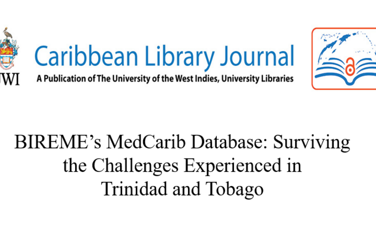Caribbean Library Journal