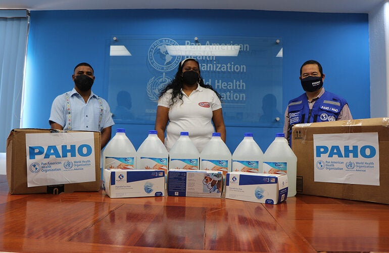 SCFB representatives with PAHO/WHO Technical