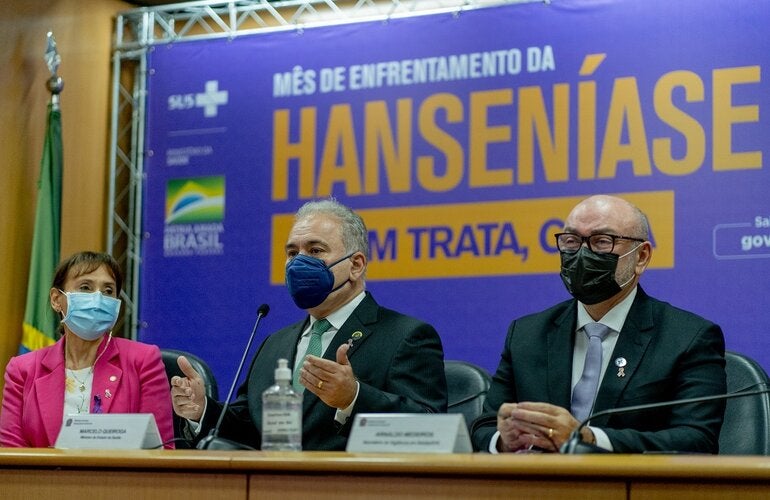 Cerimônia alusiva ao mês de enfrentamento da hanseníase no Brasil