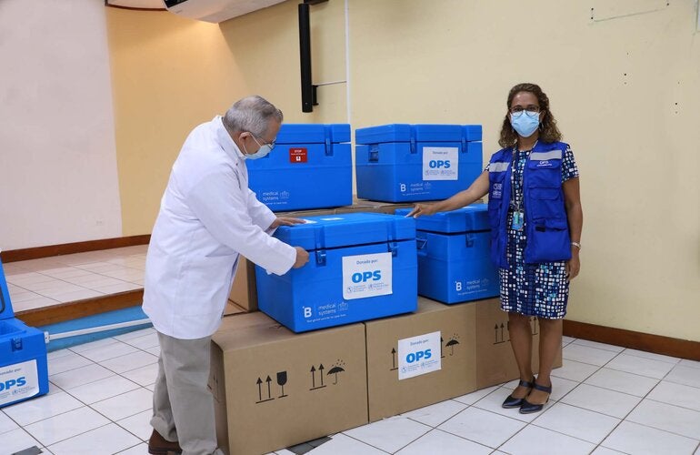 Donación de equipos para cadena de frío MINSA NIC