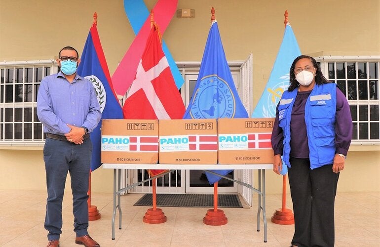 Kingdom of Denmark and PAHO/WHO donate SD Biosensors to MoHW