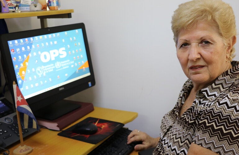 Susana Madrigal García, Funcionaria de OPS/OMS en Cuba