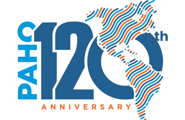 120th Anniversary logo of PAHO