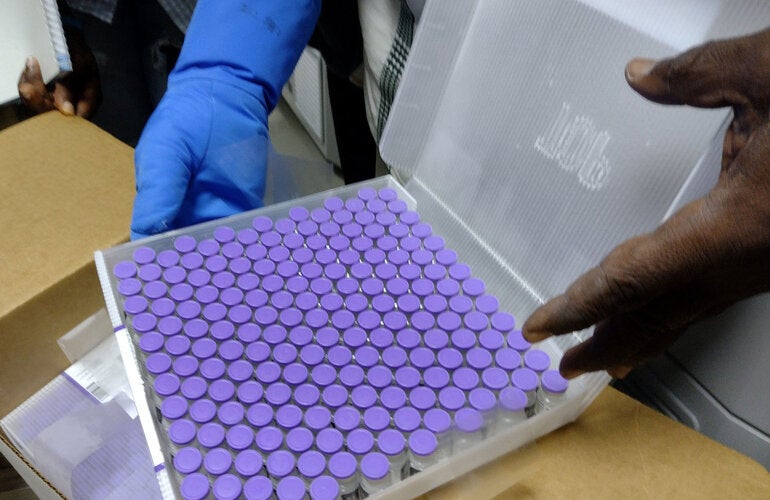 Vaccines delivered through COVAX to the Americas