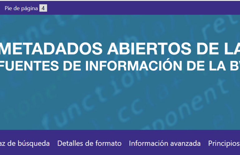 Metadados abiertos