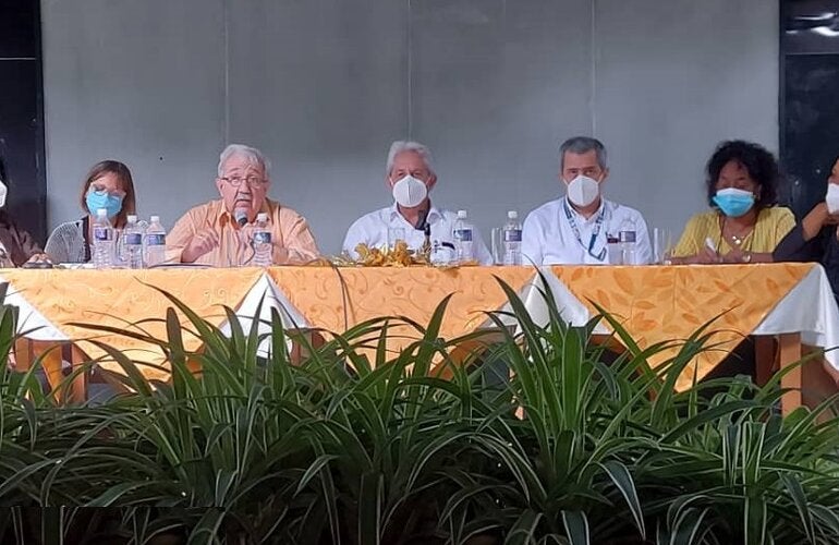 Miembros presidencia balance CCOMS Vivienda saludable