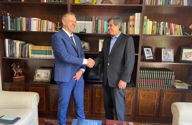 Visita de SDP SAM a Embajador de Chile en Perú