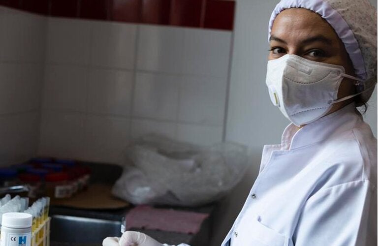 Lab of the Villa Hayes hospital