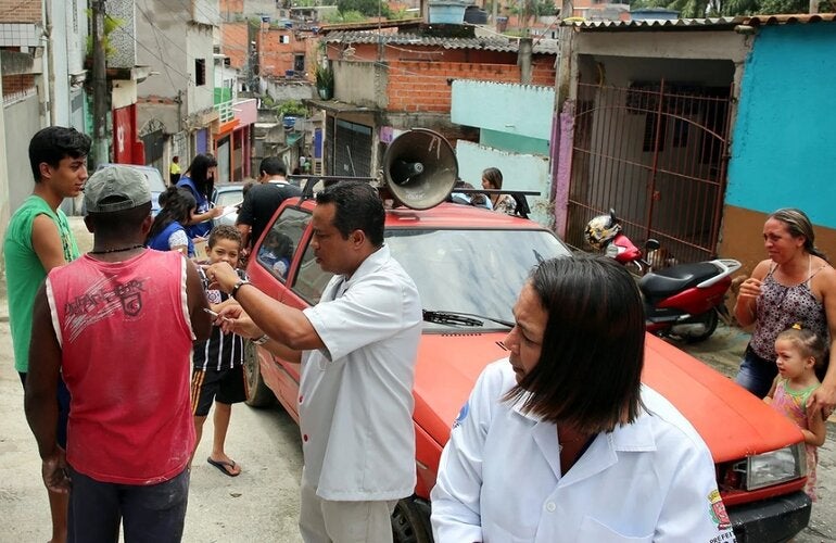 vaccinated in neighborhood