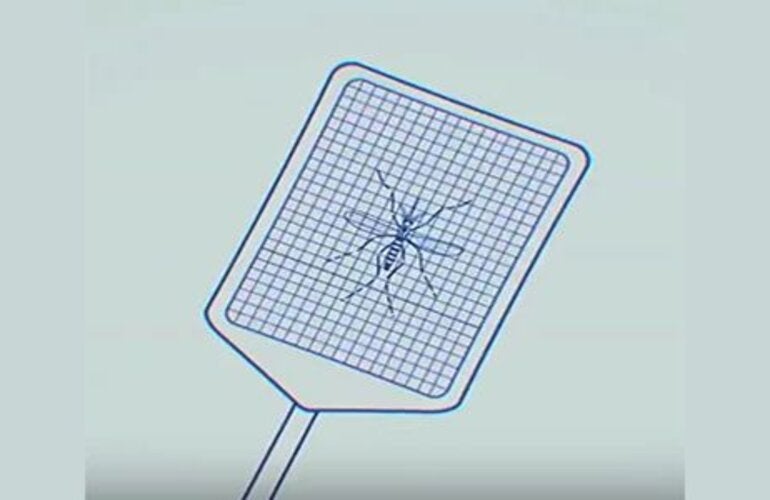 cartoon fly swatter