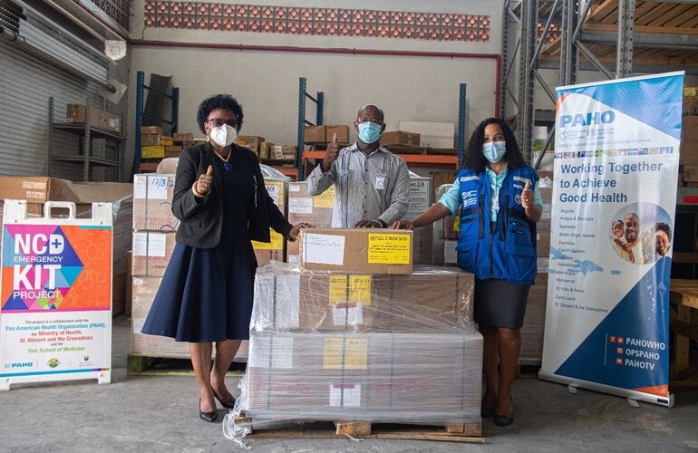 NCD kit arrives to St Vincent