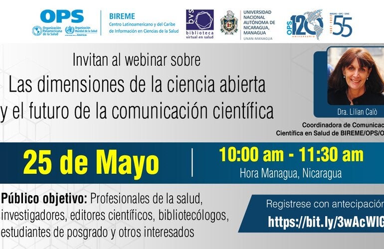 Webinar Ciencia abierta