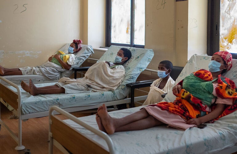 family is hospital beds