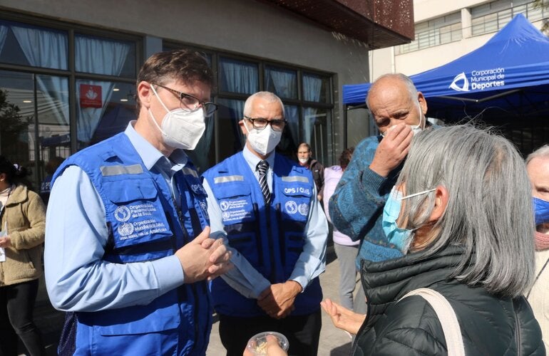 Un equipo de expertos de la Organización Panamericana de la Salud/Organización Mundial de la Salud (OPS/OMS) realizó una misión de trabajo a Chile para aportar asesoría técnica al proceso de reforma sanitaria en el país