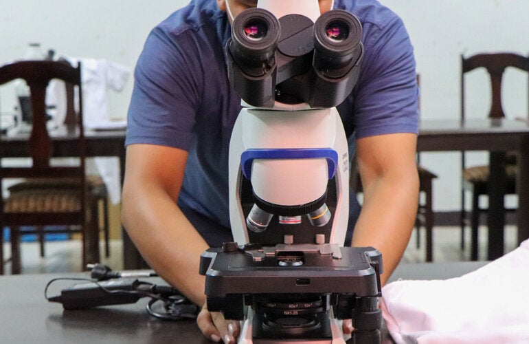 Malaria Microscopy Training in Belize