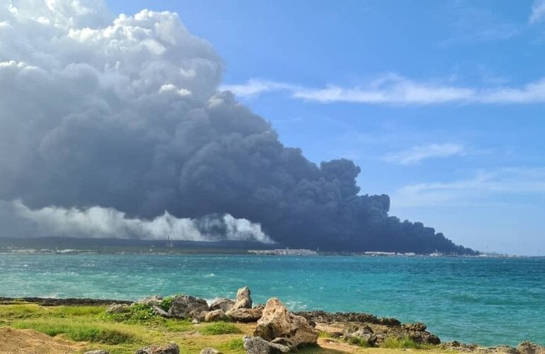 Incendio en provincia de Matanzas